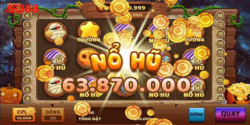 Giao diện của nổ hũ AE388 luôn thu hút và hấp dẫn